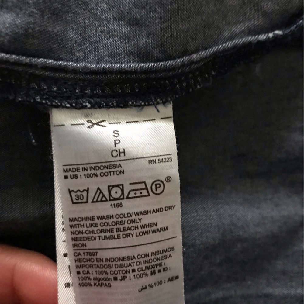Old Navy Denim Shirt Dress Denim S - Picture 6 of 6